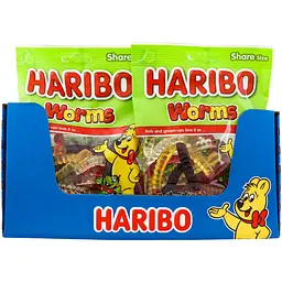 Желейні цукерки Haribo Worms неглазуровані, 150 г - мініатюра 3