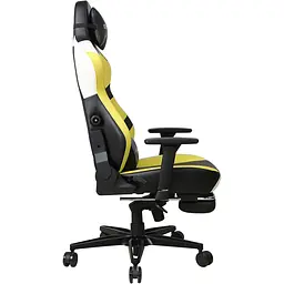 Геймерське крісло 1stPlayer Duke Black/White/Yellow [121647] - мініатюра 5