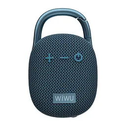 Портативна колонка WIWU H3 Clip Fun Portable Wireless Speaker Blue (6977703650716) - мініатюра 5