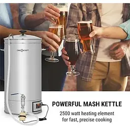 Пивоварня OneConcept hops God mash kettle 30 л (10033078) - мініатюра 6