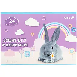 Зошит  для малювання Kite 24 аркуша скоба софт тач (R25-242)