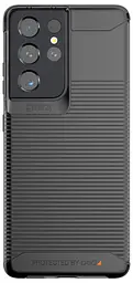 Оригінальний протиударний чохол для Samsung Galaxy S21 Ultra GEAR4 Havana Smoke силіконовий - мініатюра 2