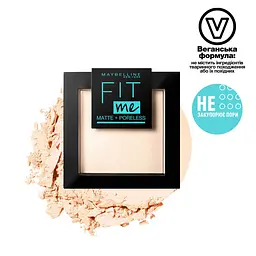 Пудра для обличчя Maybelline New York Fit me Matte Poreless відтінок 104 (Рожево-бежевий) 9 г (B2922400) - мініатюра 7