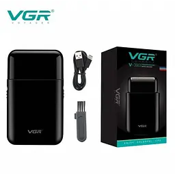Електробритва VGR V-390, з тримером, бездротова, шейвер 5 Вт, чорна - мініатюра 2