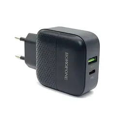 Зарядний блок адаптер Borofone BA46A Premium