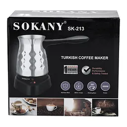 Електротурка Sokany SK-213 500 мл 600 Вт Sokany SK-213 - мініатюра 10