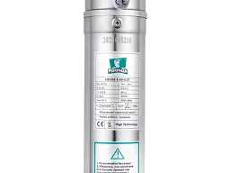 Насос глибинний шнековий Pumpman 3QGD0.8-50-0.37 кВт Нmax 130 м Qmax 1,2 куб.м 370 Вт - мініатюра 2