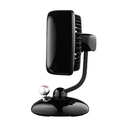 Вентилятор настільний ARDESTO AviaFan FT-F3600BG Black, 12 см, акумулятор, підсвітка, USB-A Type-C