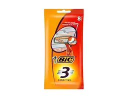 Одноразовий станок BIC 8шт BIC 3 для гоління "Чутлива шкіра"
