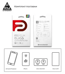 Захисне скло для Samsung Galaxy S20 (G980), Full Glue Curved, з вигнутими краями і заокругленнями з боків, на весь екран, глянцеве скло з рамкою, загартоване, ударостійке, олеофобне покриття, клейовий шар по контуру, ArmorStandart (ARM56274-GFG-BK) - мініатюра 6
