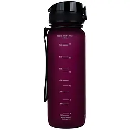 Пляшка для води UZspace Colorful Frosted 800 мл бордова (3053) - мініатюра 2