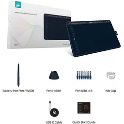 Графічний планшет Huion HS611 + рукавичка - мініатюра 3