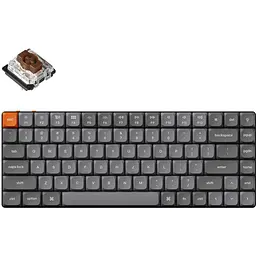 Клавіатура бездротова Keychron K3 Max, Gateron MX 2.0 Brown, Hot-Swap, RGB UA Black (K3M-H3-UA) - мініатюра 2