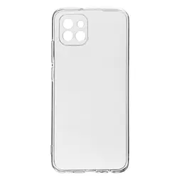 Прозрачный чехол для Samsung Galaxy A03 (A035) с защитой камеры, тонкий, силиконовый, бесцветный, ударопрочный, противоударный бампер с закрытой камерой, ArmorStandart (ARM60605)
