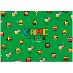 Альбом для малювання Star Game, для дівчаток, зелений, 20 аркушів (PB-GB-020-422)