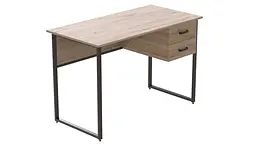 Комп'ютерний стіл Ferrum-decor Таккота 76x120x60 чорний ДСП Дуб Артізан 32мм (FRD-101924)