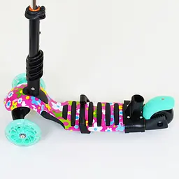 Самокат 5 в 1 Best Scooter 59х15х29 см Різнобарвний 000231486 - мініатюра 4