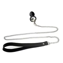 Силіконова анальна пробка Art of Sex Silicone Anal Plug with Leash size S Art of Sex SO6179 93008 - мініатюра 1