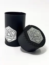 Настільна гра Планета Ігор Чаша для кубиків D20 (чорна) (Dice cup D20 black) (pi-dc004) - мініатюра 2
