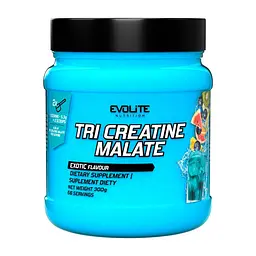 Мікронізований Три-Креатин Evolite Nutrition Малат - 300 г