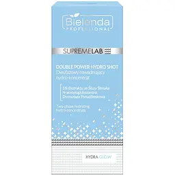 Двофазний зволожуючий гідроконцентрат Bielenda Supremelab Hydra Glow Double Power Hydro Shot 30 мл - мініатюра 3