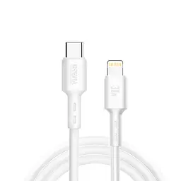 Кабель Brevia Type-C to Lightning 30W 1 м, білий box (51100WCLC1)