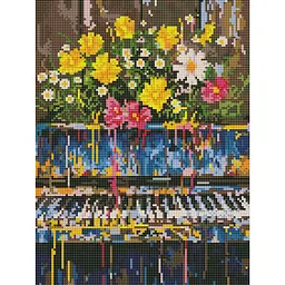Алмазна мозаїка "Експресія музики" Brushme RDBS7003, 40х50 см