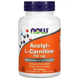 Ацетил-Л-Карнітин Acetyl L-Carnitine 750мг - 90 таб