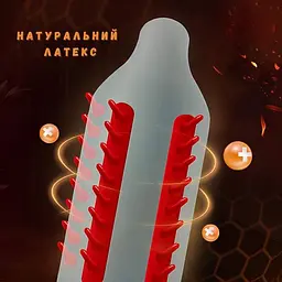 Презерватив з вусиками Olo Phoenix 1 шт. + Кулька + Лубрикант - мініатюра 5