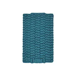 Матрац туристичний надувний двомісний Naturehike CNK2550WS019, 200х125х6.5 см, синій, для кемпінгу із мішком для надування