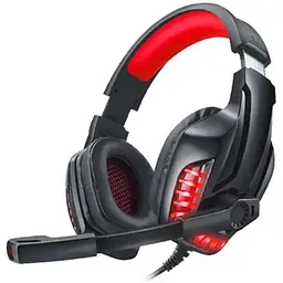 Гарнітура Real-El GDX-7650 Black/Red (EL124100043) - мініатюра 2