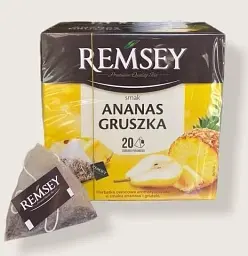Чай фруктовий Remsey Ananas Gruszka зі смаком ананаса та груші 20 пак