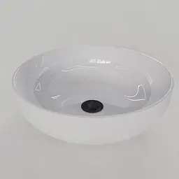 Умивальник VBI Bari white накладний VBI-011600, Білий - мініатюра 5