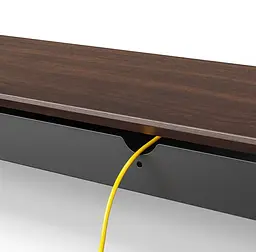 Настільна підставка для монітора Officepro MR164DW Dark Wood/Black (MR164DW) - мініатюра 3