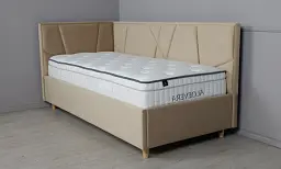 Підліткове ліжко Frisco Нео бежеве 90x200 лівостороннє з підйомним механізмом