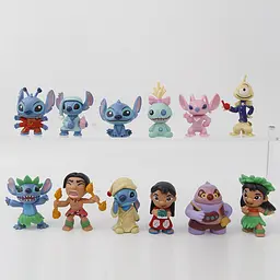Фігурки Ліло та Стіч Lilo & Stitch, 5-7 см, 12 шт - мініатюра 5