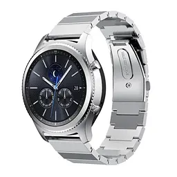 Ремінець для Samsung Gear S3 - срібний ширина кріплення 22мм нержавіюча сталь Watchbands Stainless Steel (WB005METALSILVERS3) - мініатюра 2