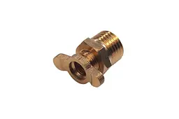 Клапан зливний для повітряних компресорів Intertool 1/4" баранчик - мініатюра 2