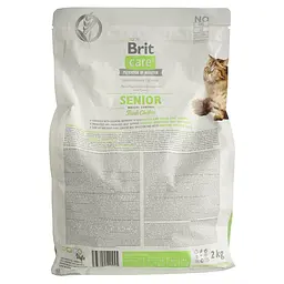 Сухий корм для літніх кішок з надмірною вагою Brit Care Cat GF Senior Weight Control з куркою 2 кг - мініатюра 3
