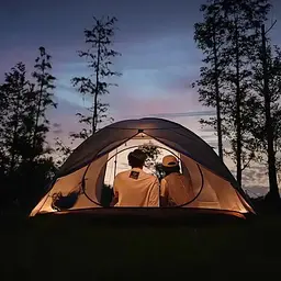 Намет Naturehike CNK2300ZP024, 220 x 290 x 125 см Коричневий (1047-6976023923692) - мініатюра 2