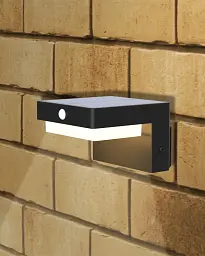 Вуличний світильник на сонячній батареї Goldlux 329417 Mali LED 1x4.5W 4000K 400Lm IP20 чорний - мініатюра 2