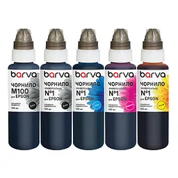 Чорнило Barva Epson Premium XP 5х100 мл, special, pigmented BK+PB/C/M/Y (E26-100-MP)