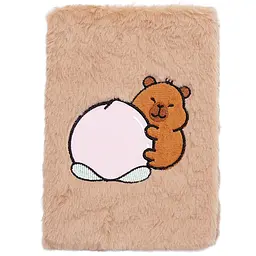 Блокнот плюшевий ZiBi Kids Line Capybara 9 А5 80 аркушів у клітинку, дизайн в асортименті (ZB.700023) - мініатюра 7