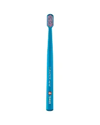 Зубна щітка Curaprox Velvet 12460 блакитна з рожевим - мініатюра 2