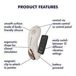 Вібратор Satisfyer Little Secret Battery Series Смарт- у трусики - мініатюра 6