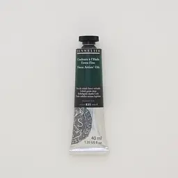 Олійна фарба Sennelier, 40 мл, професійна, S6, Кобальтовий зелений глибокий (Cobalt green deep)
