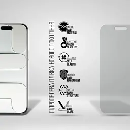 Плівка захисна Armorstandart hydrogel Matte Apple iPhone 17 Air (ARM86174) - мініатюра 2