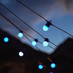 Twinkly Гірлянда Smart LED Twinkly Festoon RGB 20, G45, Gen II, IP44, 10м, кабель чорний - мініатюра 3
