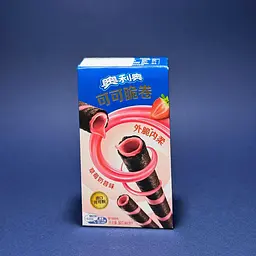 Вафельні трубочки Oreo Cream-Filled Wafers Strawberry 50 г - мініатюра 2