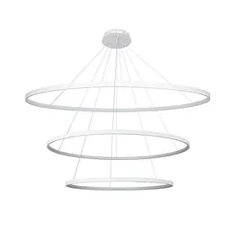 Люстра стельова LED Levistella 7529832-3A WHITE LED (600+800+1000), 170W, 600/800/1000мм, білий, сучасний стиль для дому